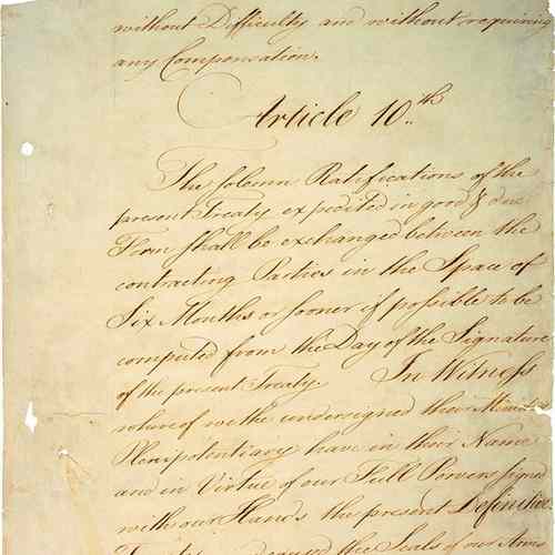 1783年9月3日：美英巴黎条约签署